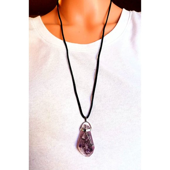 Healing/Energy Orgonite Crystal Pendant Necklace - Picture 1 of 2